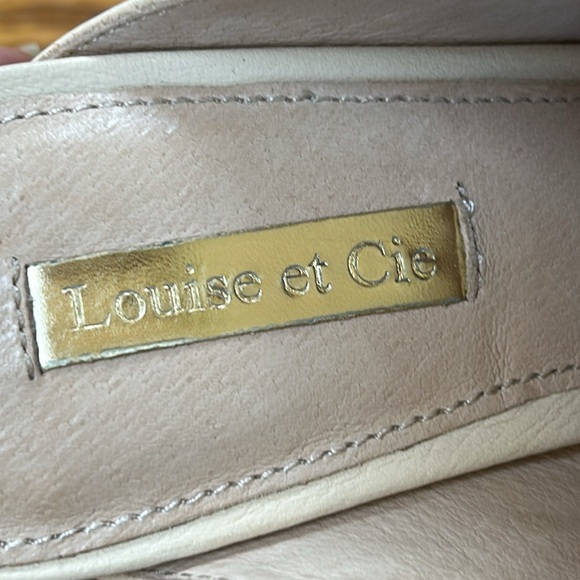 Louise et Cie soft cream color leather mules.  Great condition. Size 5 1/2. - Picture 2 of 12